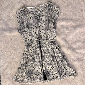 Flying Tomato black and white dress